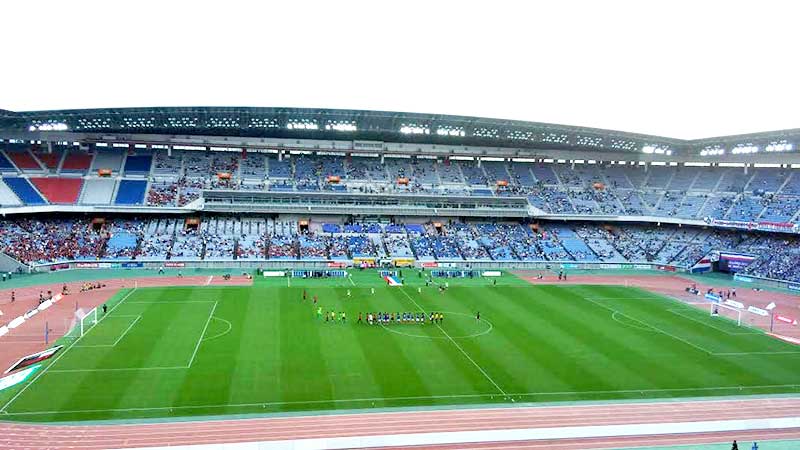 試合（横浜Ｆ・マリノスと鹿島アントラーズ）