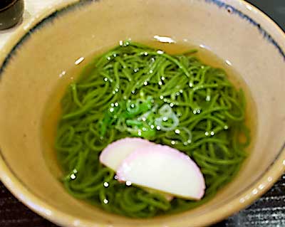抹茶蕎麦