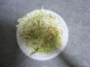 キャベツの千切り