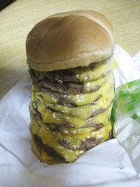 タワーチーズバーガー2