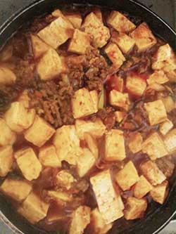 自作麻婆豆腐1