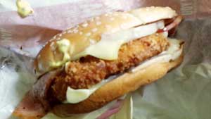 チキンフィレオのホワイトチェダー