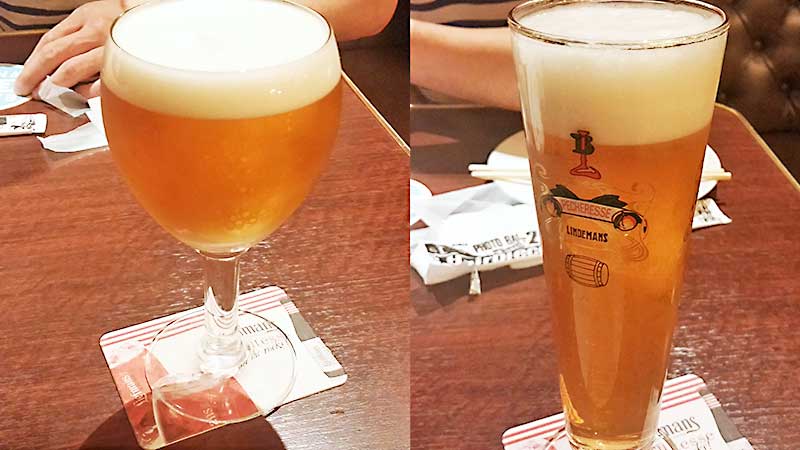 ビール×２
