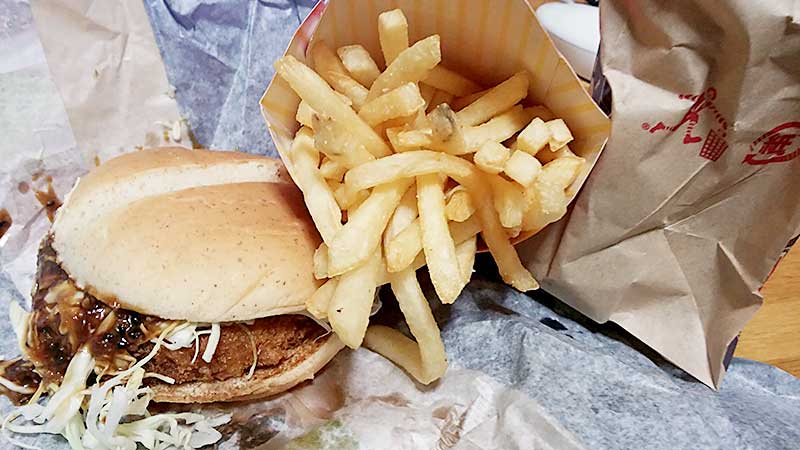 とんかつバーガー