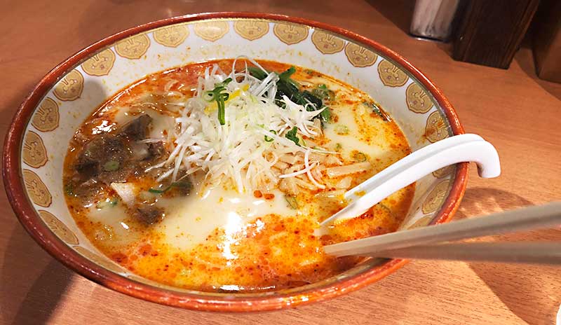 辛いラーメン