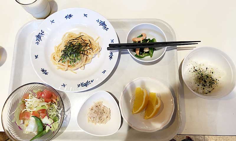 合宿最終日の昼食