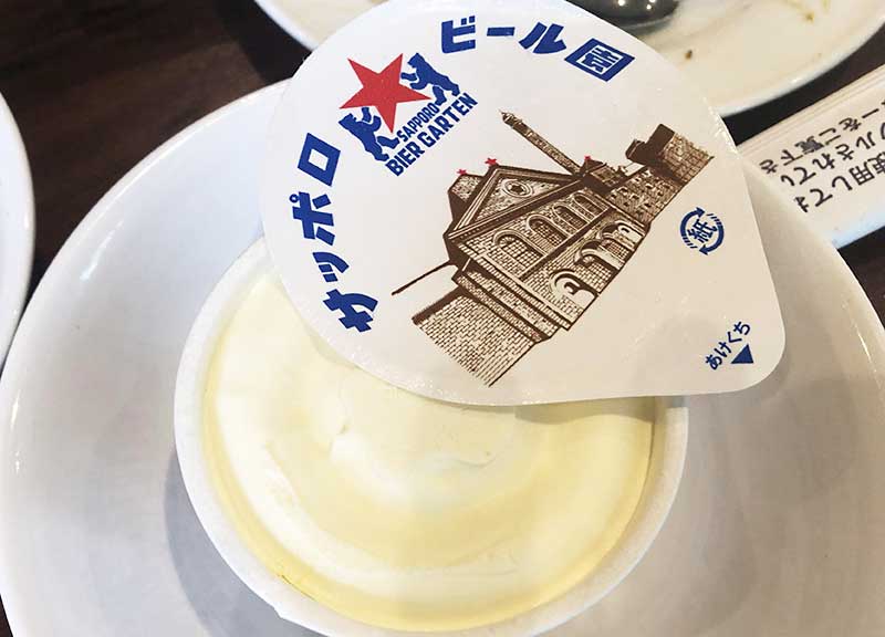 札幌ビール園でデザート