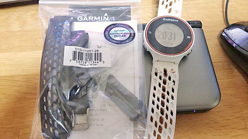 ガーミン620ベルト交換1