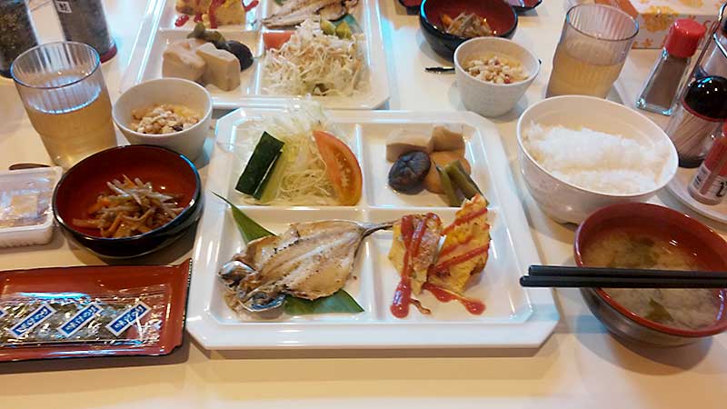 合宿最終日朝食