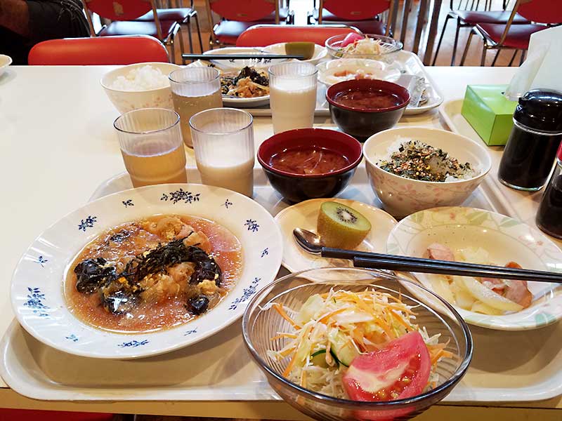 合宿二日目昼食