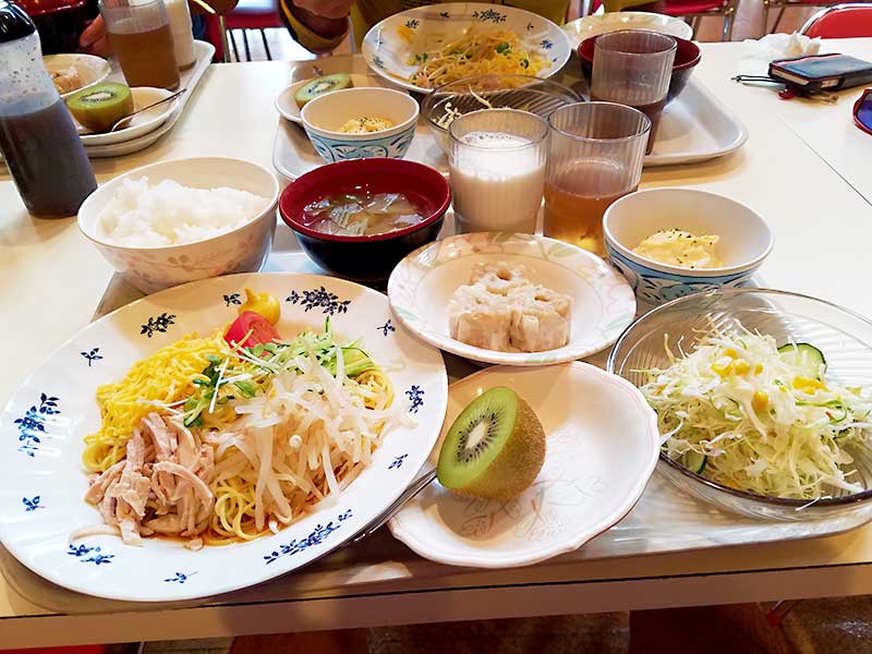 合宿最終日昼食