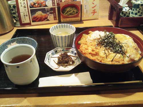 夏野菜の親子丼