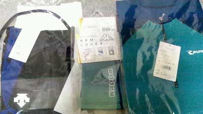 届いたランニングアイテム3点