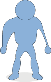 バランスの悪い体